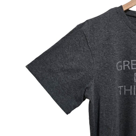 Kenneth Cole Reaction Gray Graphic Tee Sz L - Picture 3 of 5